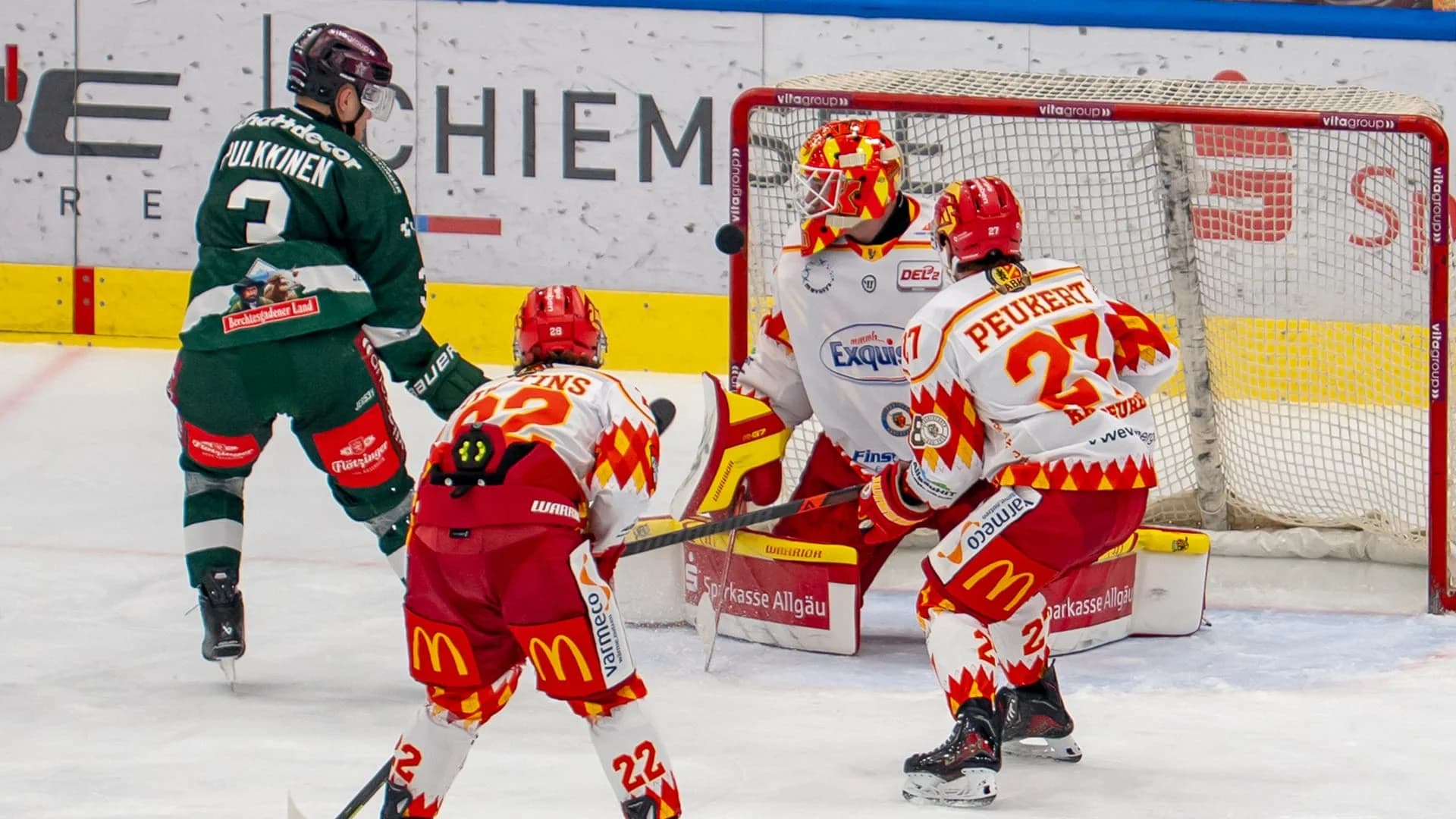 Nächster 3:0-Heimsieg: Pulkkinen-Doppelpack bändigt Kaufbeuren
