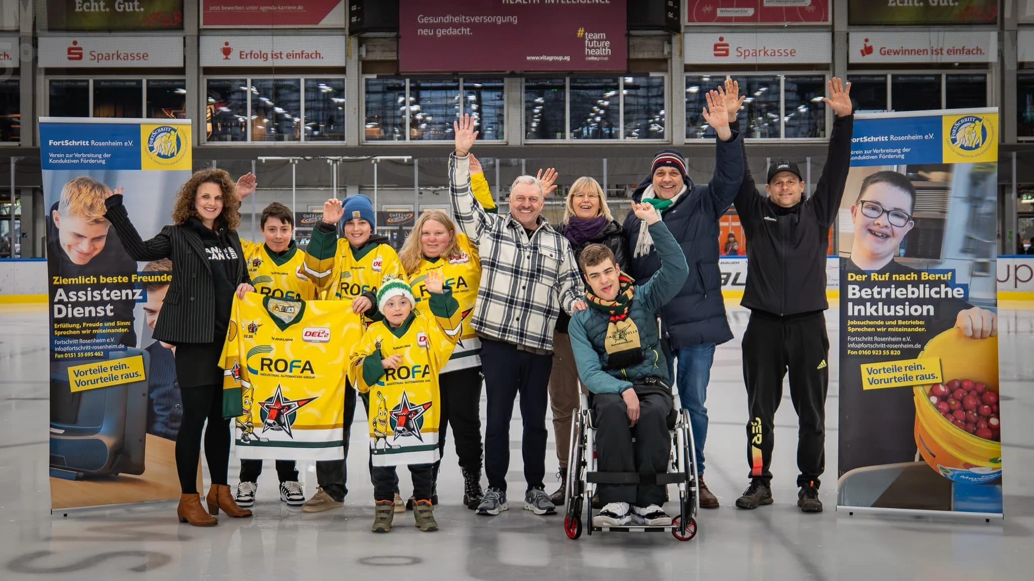 Besonderer Charity-Spieltag im ROFA-Stadion