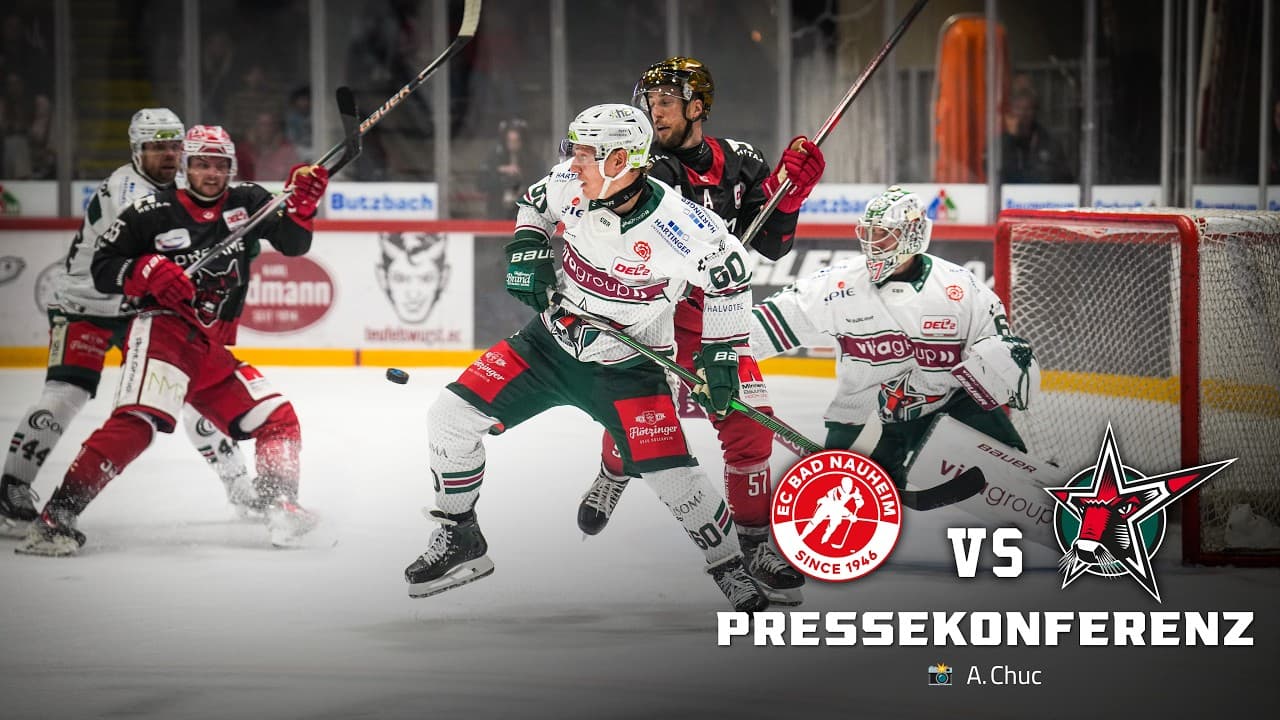 EC Bad Nauheim vs Starbulls Rosenheim - Pressekonferenz