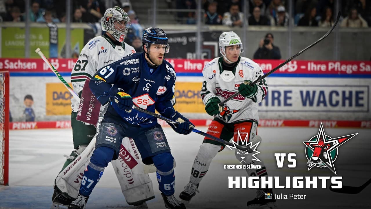Dresdner Eislöwen vs Starbulls Rosenheim - Highlights