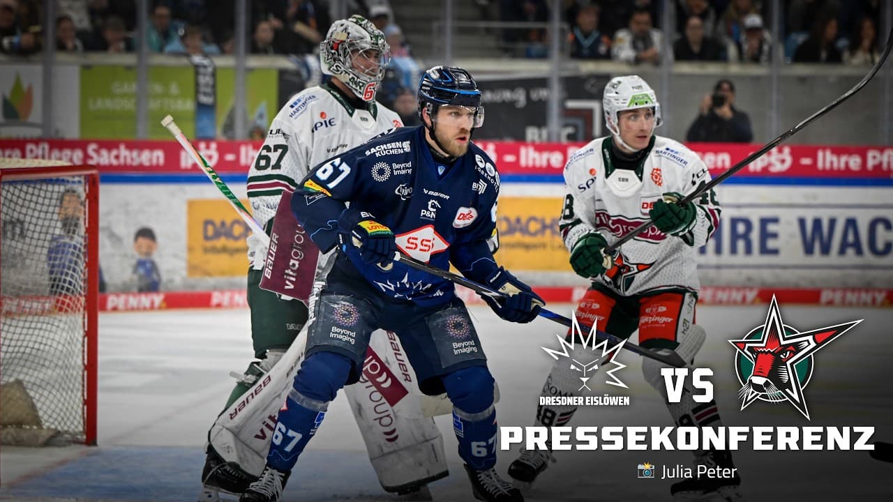 Dresdner Eislöwen vs Starbulls Rosenheim - Pressekonferenz