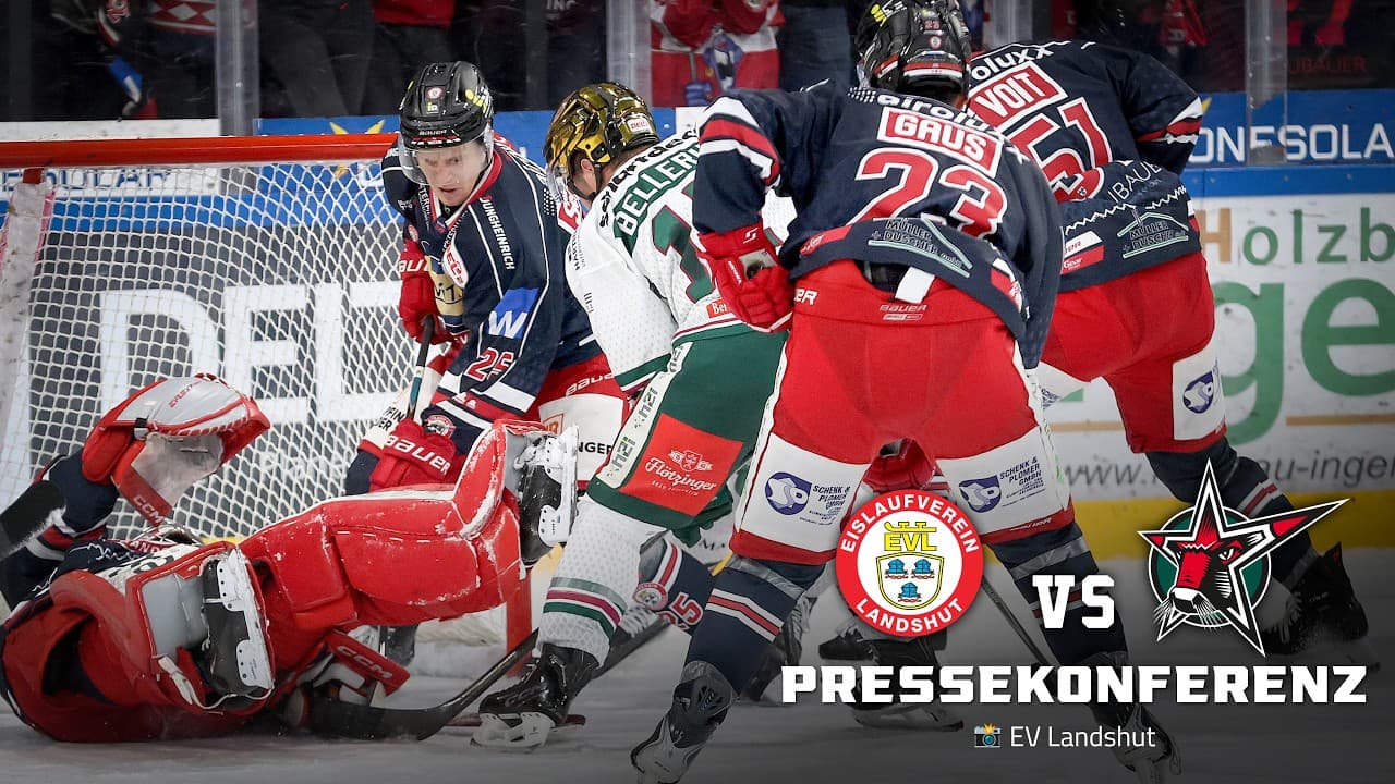 EV Landshut vs Starbulls Rosenheim - Pressekonferenz