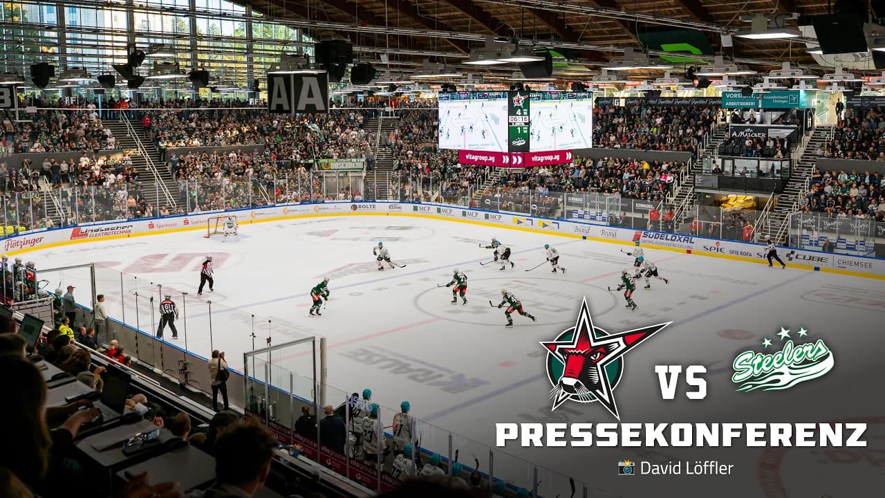 Starbulls Rosenheim vs Bietigheim Steelers - Pressekonferenz