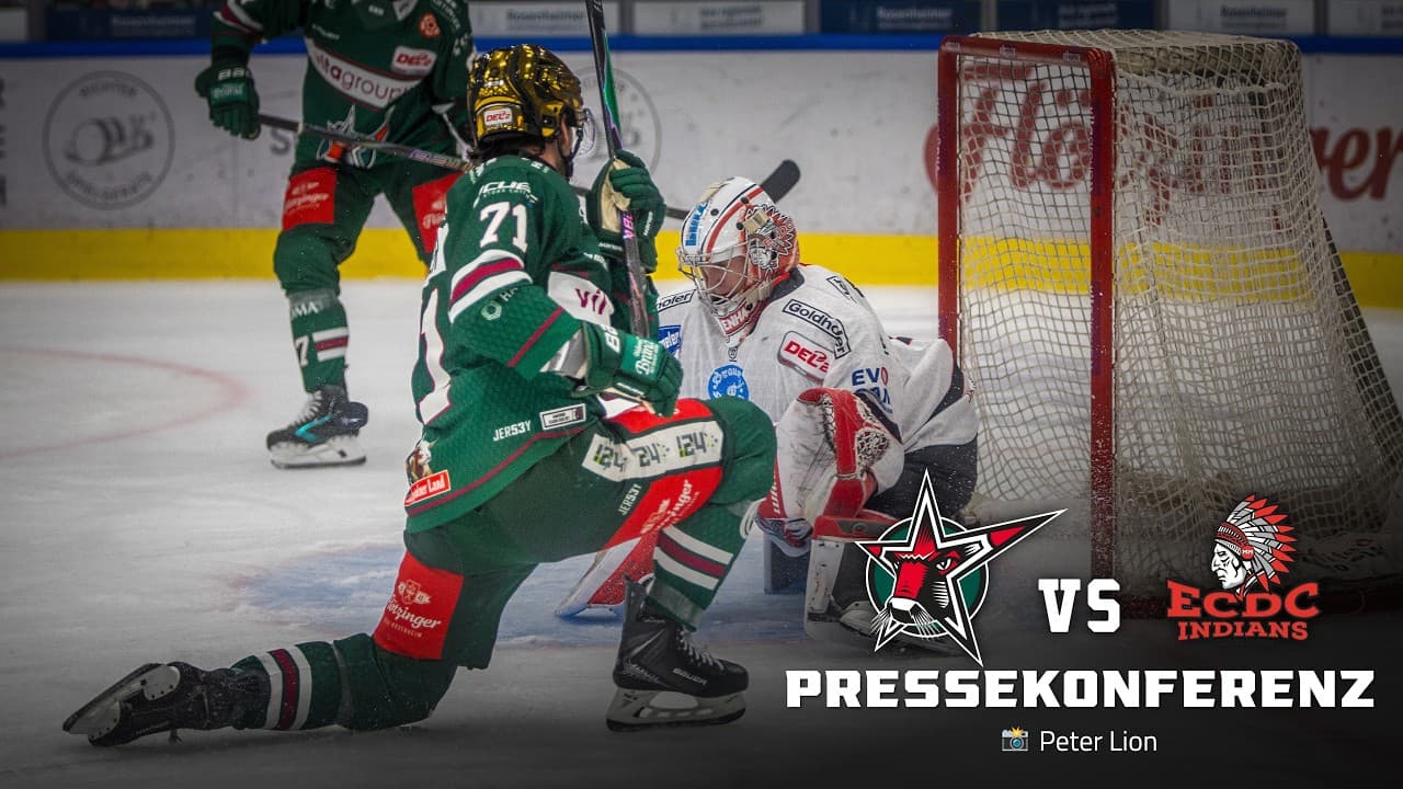 Starbulls Rosenheim vs ECDC Memmingen Indians - Pressekonferenz
