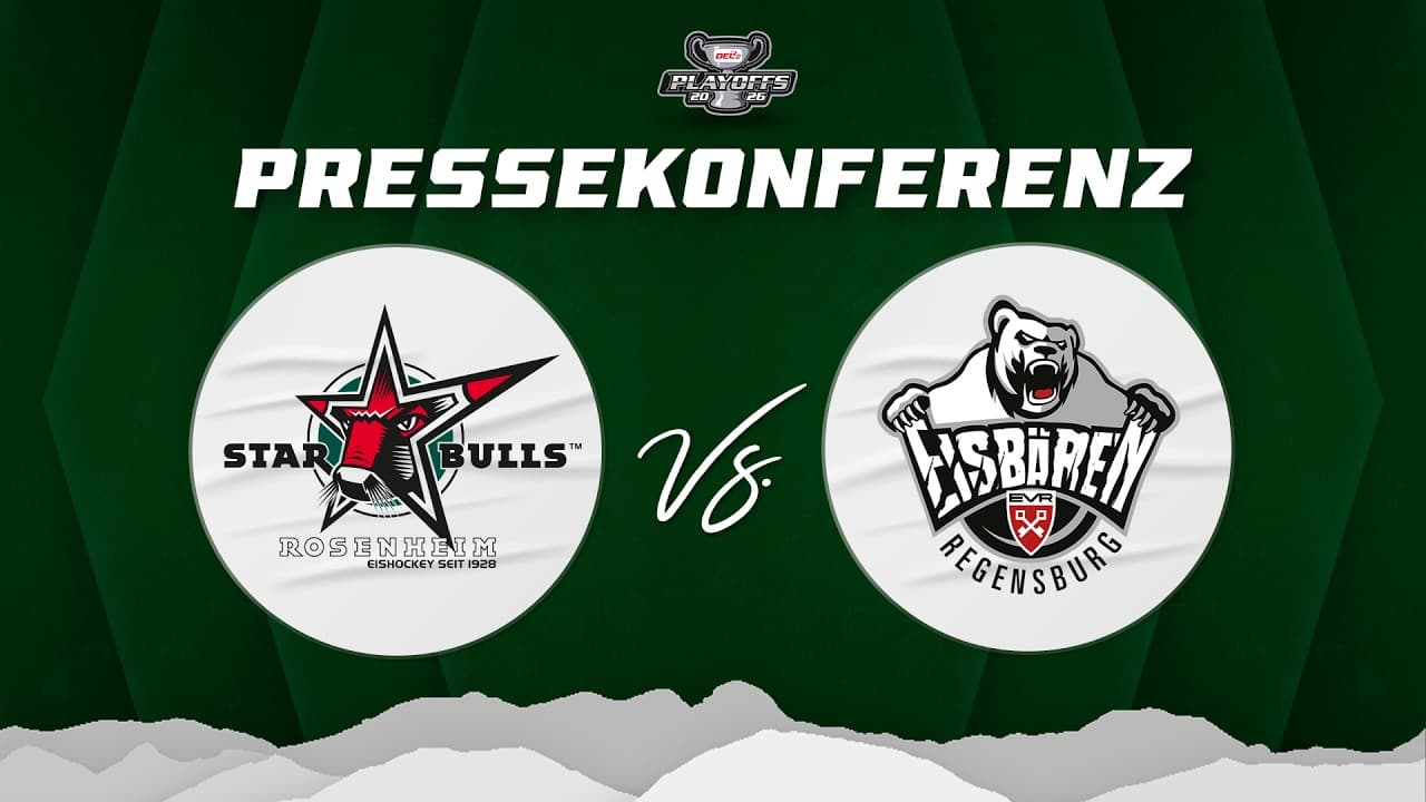 Starbulls Rosenheim vs Eisbären Regensburg - Pressekonferenz