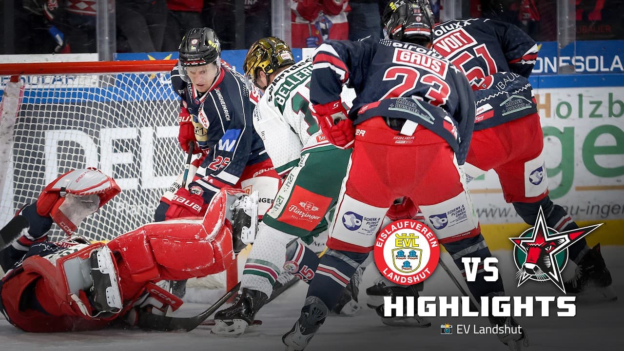 EV Landshut vs Starbulls Rosenheim - Highlights