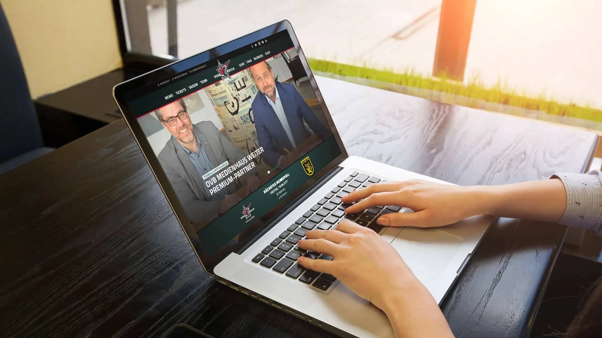 Starbulls mit neuem Webauftritt