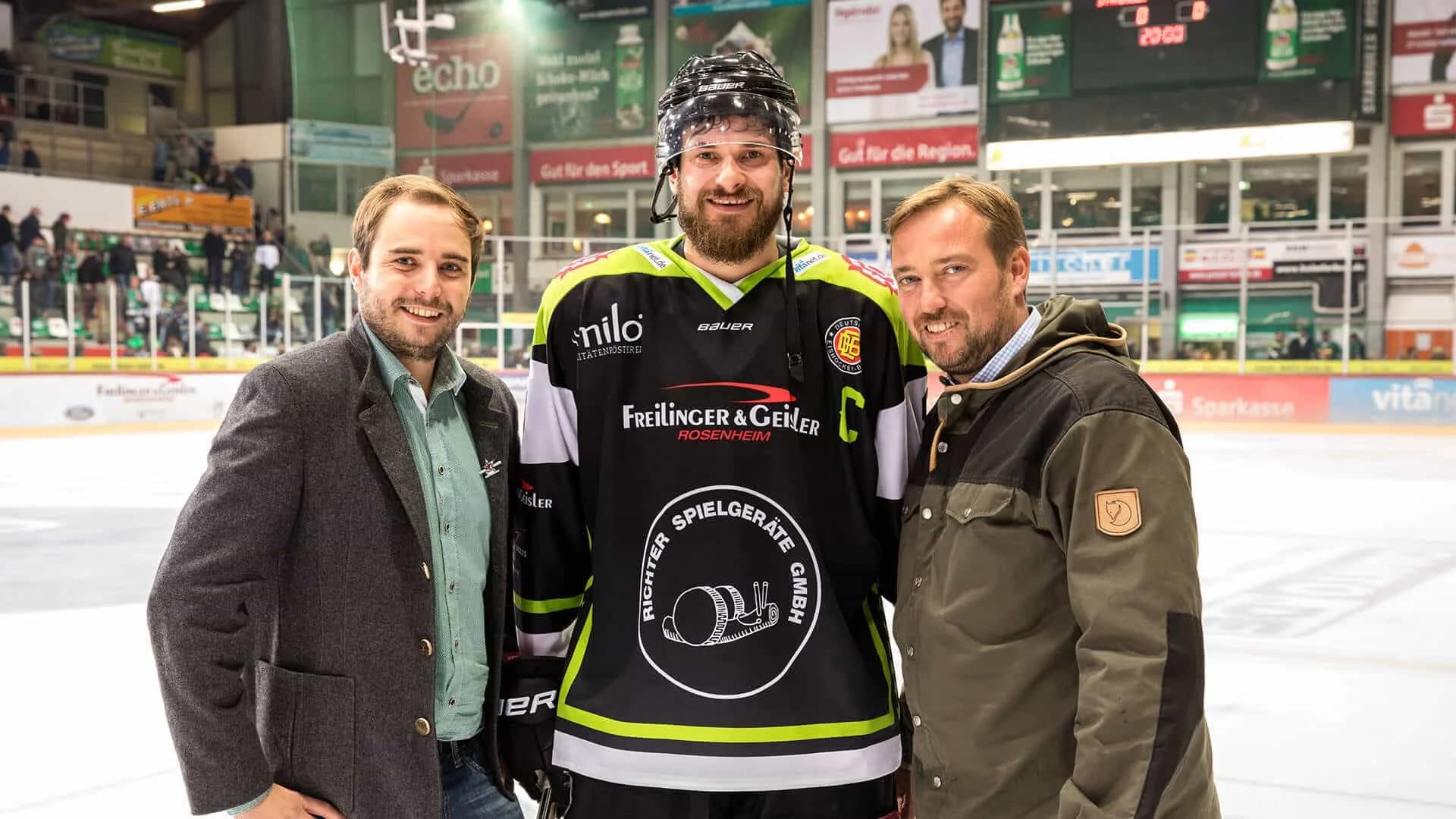 Richter Spielgeräte auf dem Starbulls Trikot