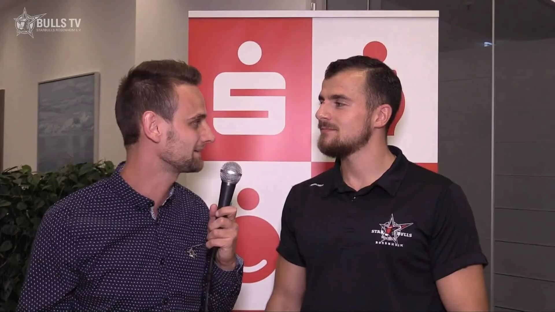 Interview mit unserer #68 Tom Pauker bei der Starbulls Teamvorstellung 18/19