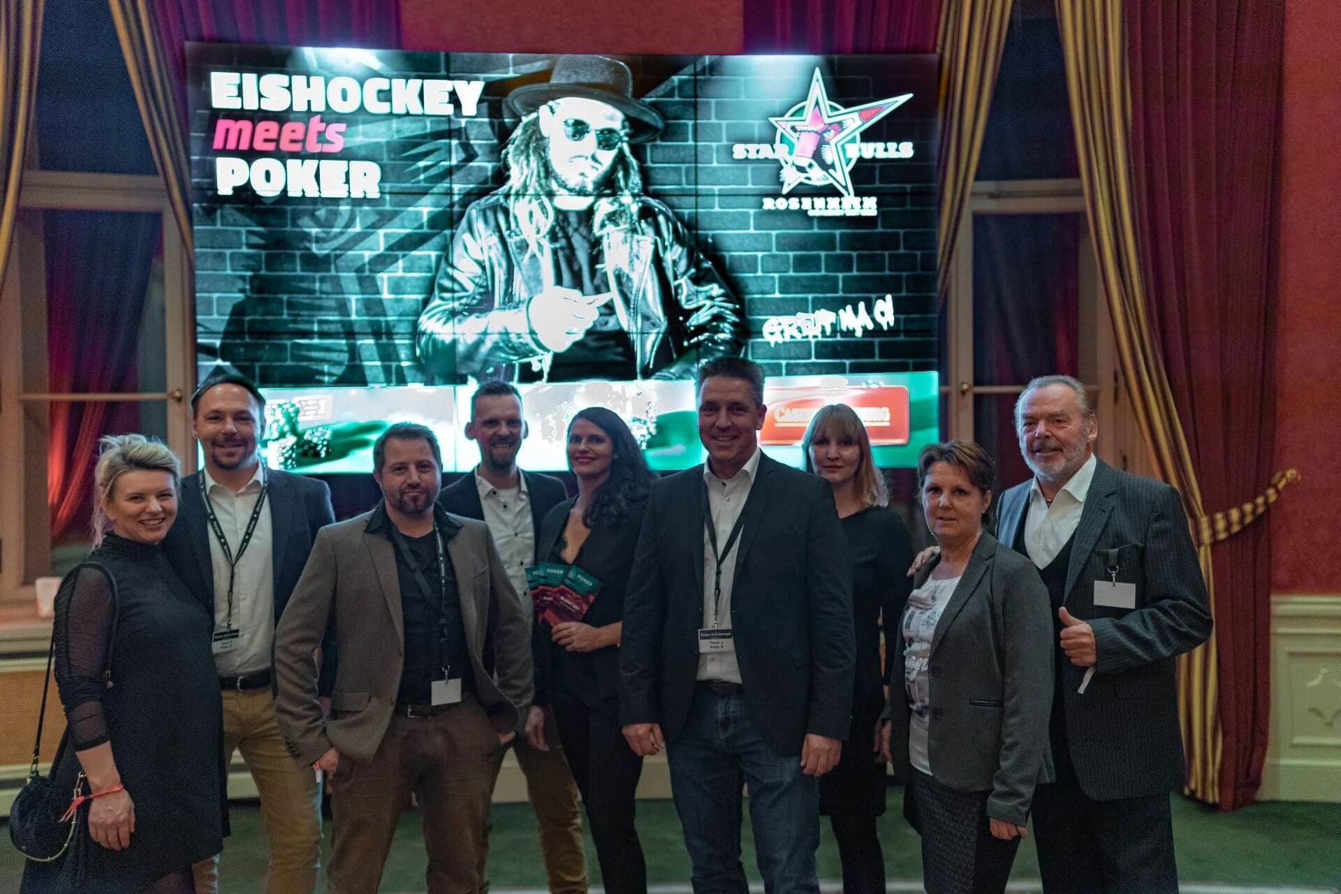 Drittes „Eishockey meets Poker“ ein voller Erfolg