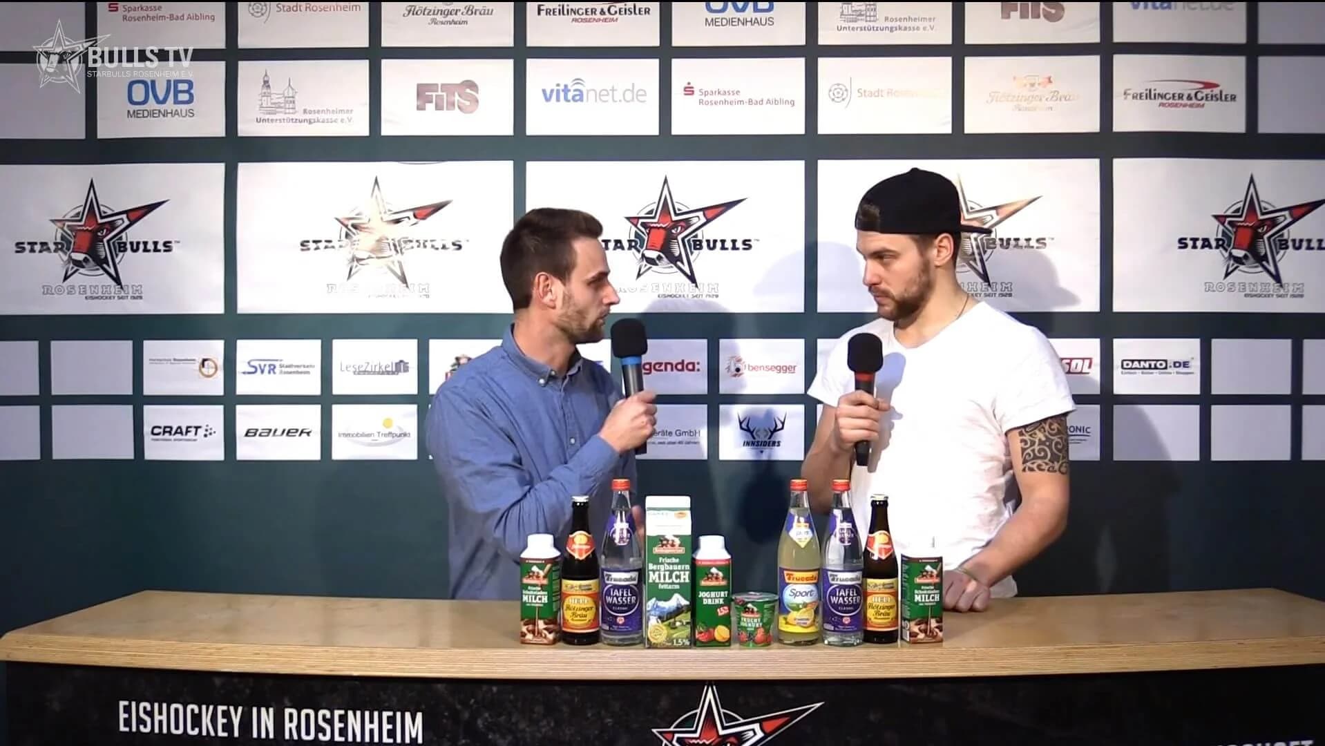 Geburtstagskind Felix Linden beim BullsTV Interview