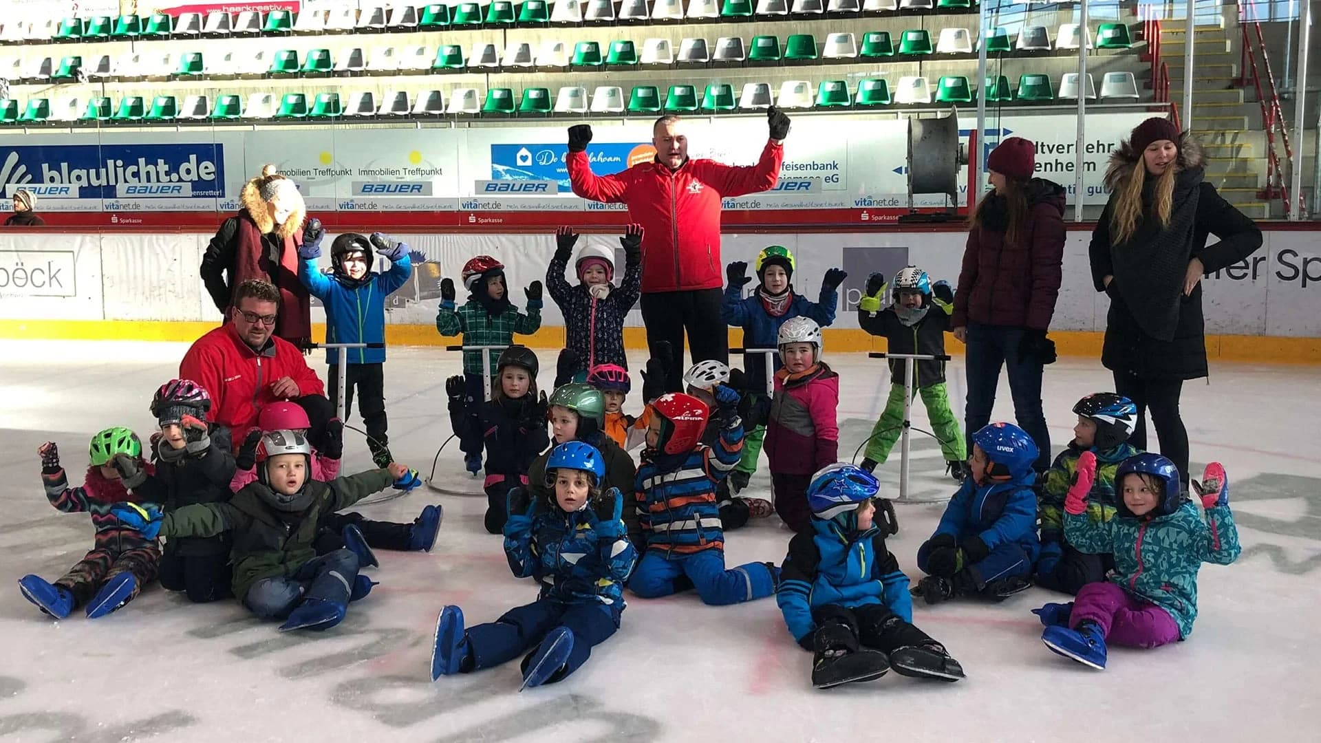 Eiszeiten für Kindergärten und Schulen ein großer Erfolg