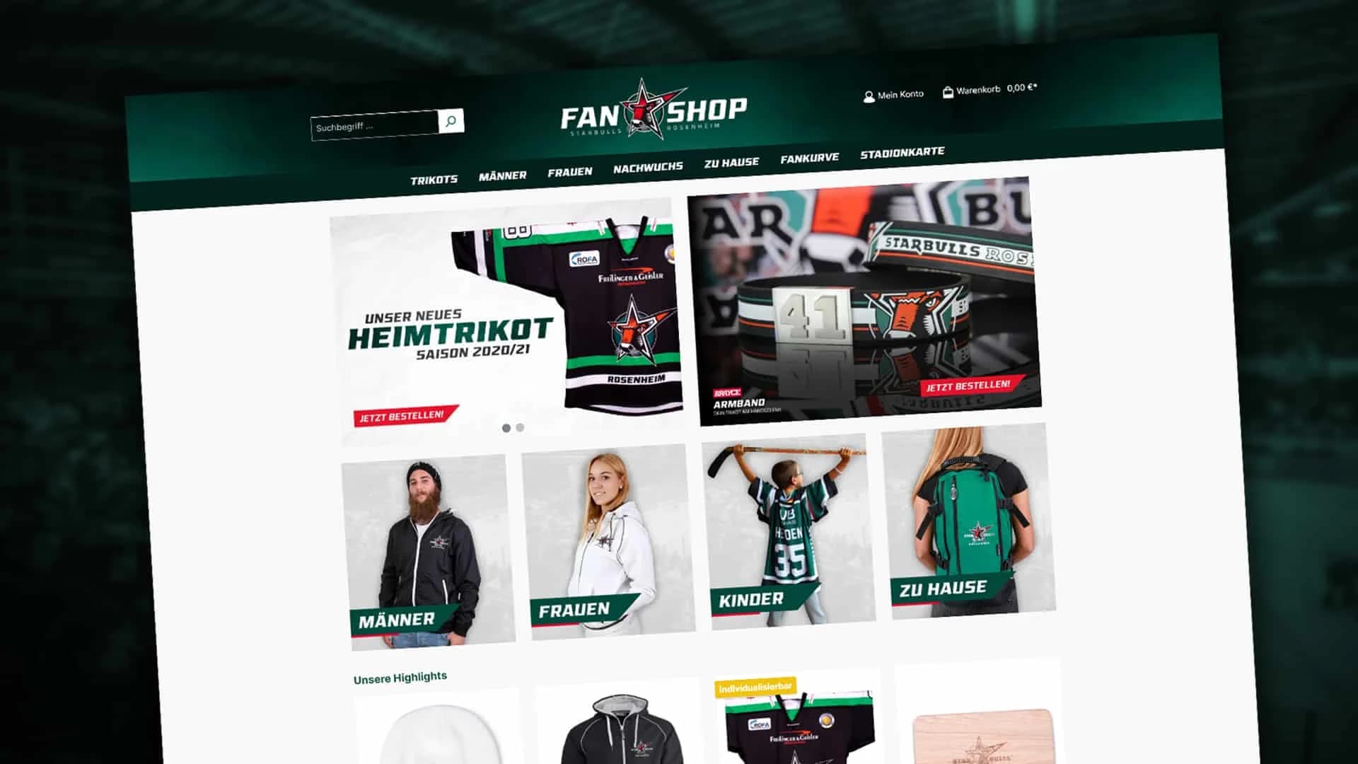 Relaunch: Der Starbulls-Webshop erstrahlt im neuen Design