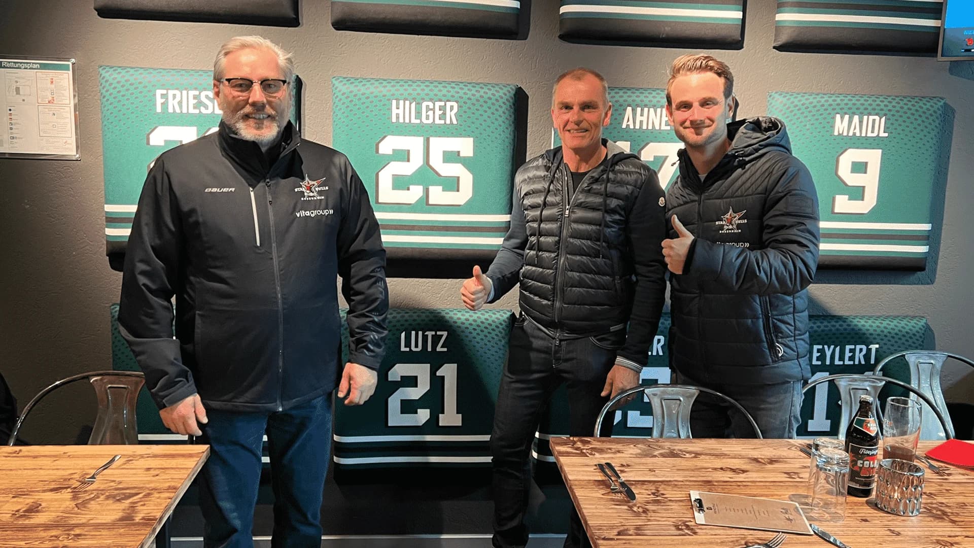 Metzgerei Hilger offizieller Fleischlieferant der Starbulls