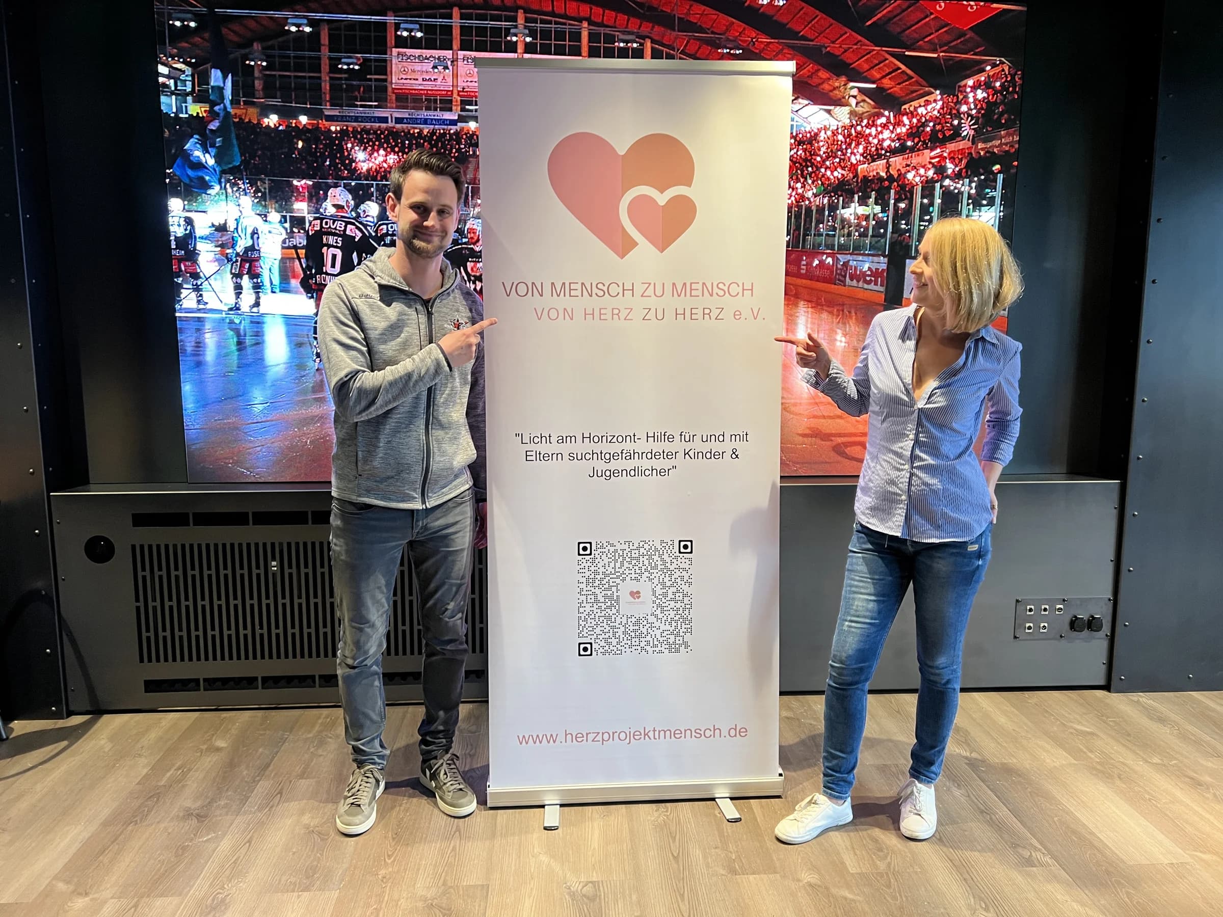 Starbulls Rosenheim unterstützen Herzprojekt Mensch