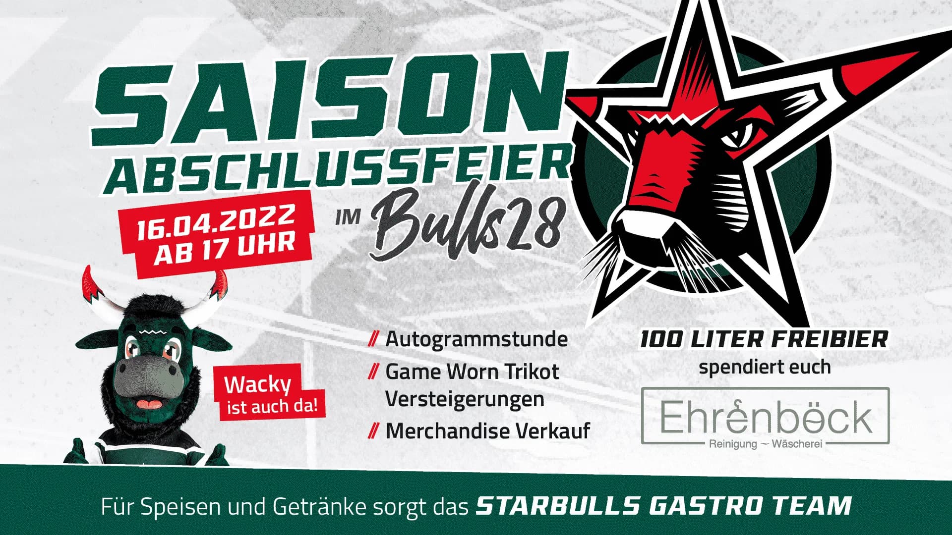 Saisonabschlussfeier am Samstag