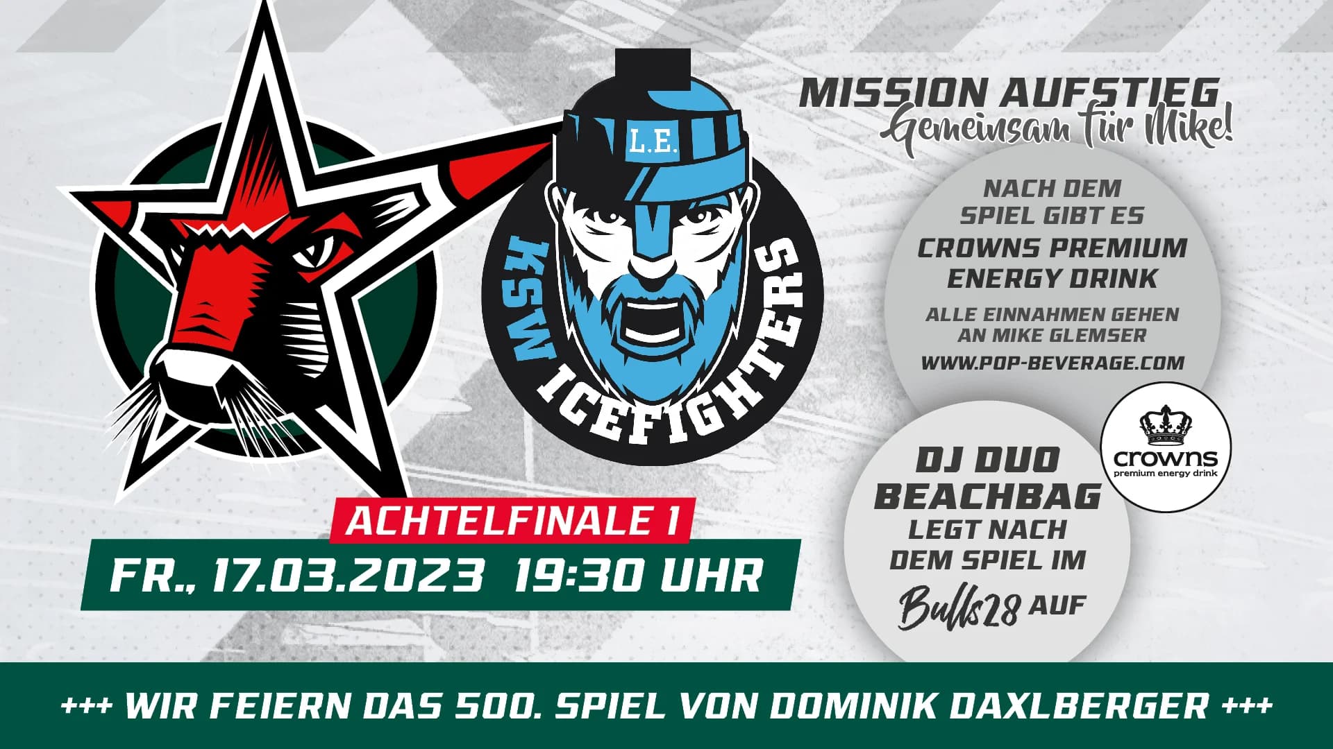 Volles Programm im ROFA-Stadion zum Playoff-Start
