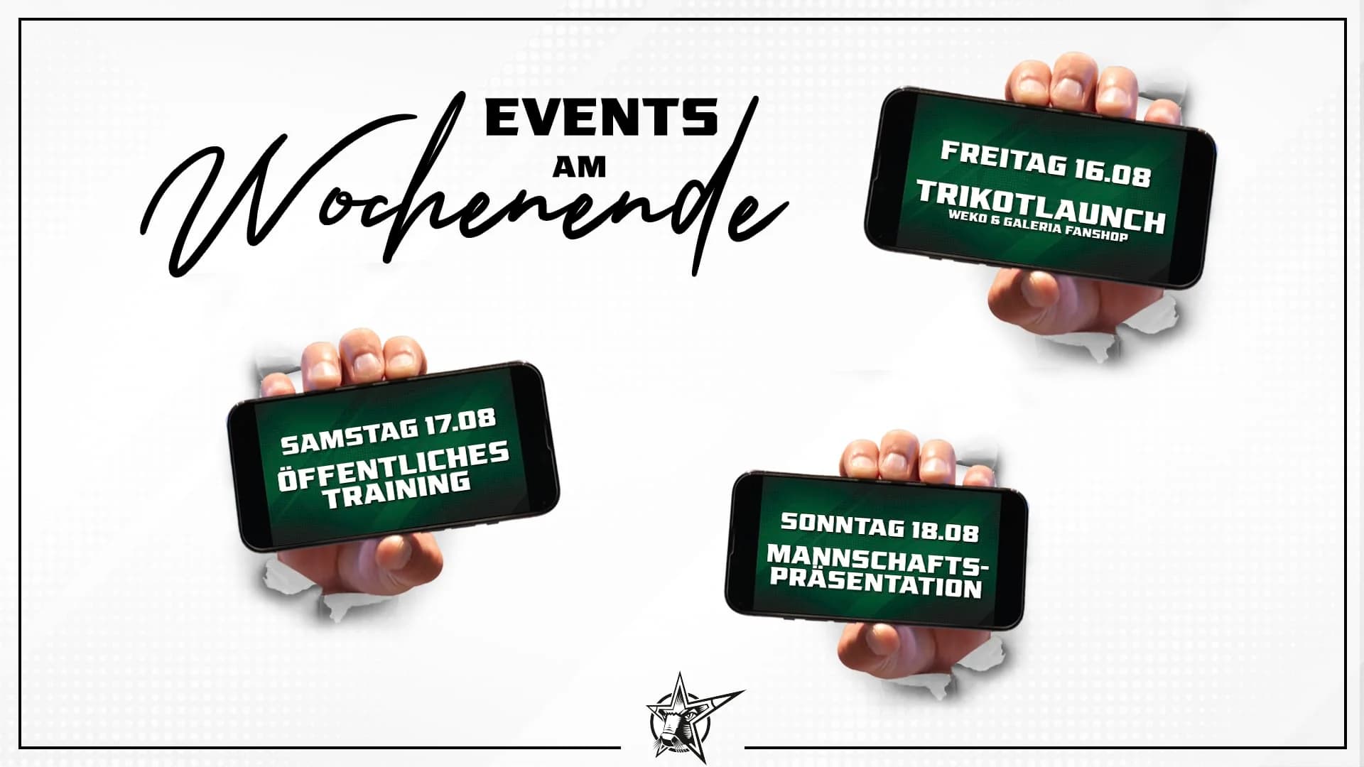 Trikotlaunch, öffentliches Training und Mannschaftspräsentation