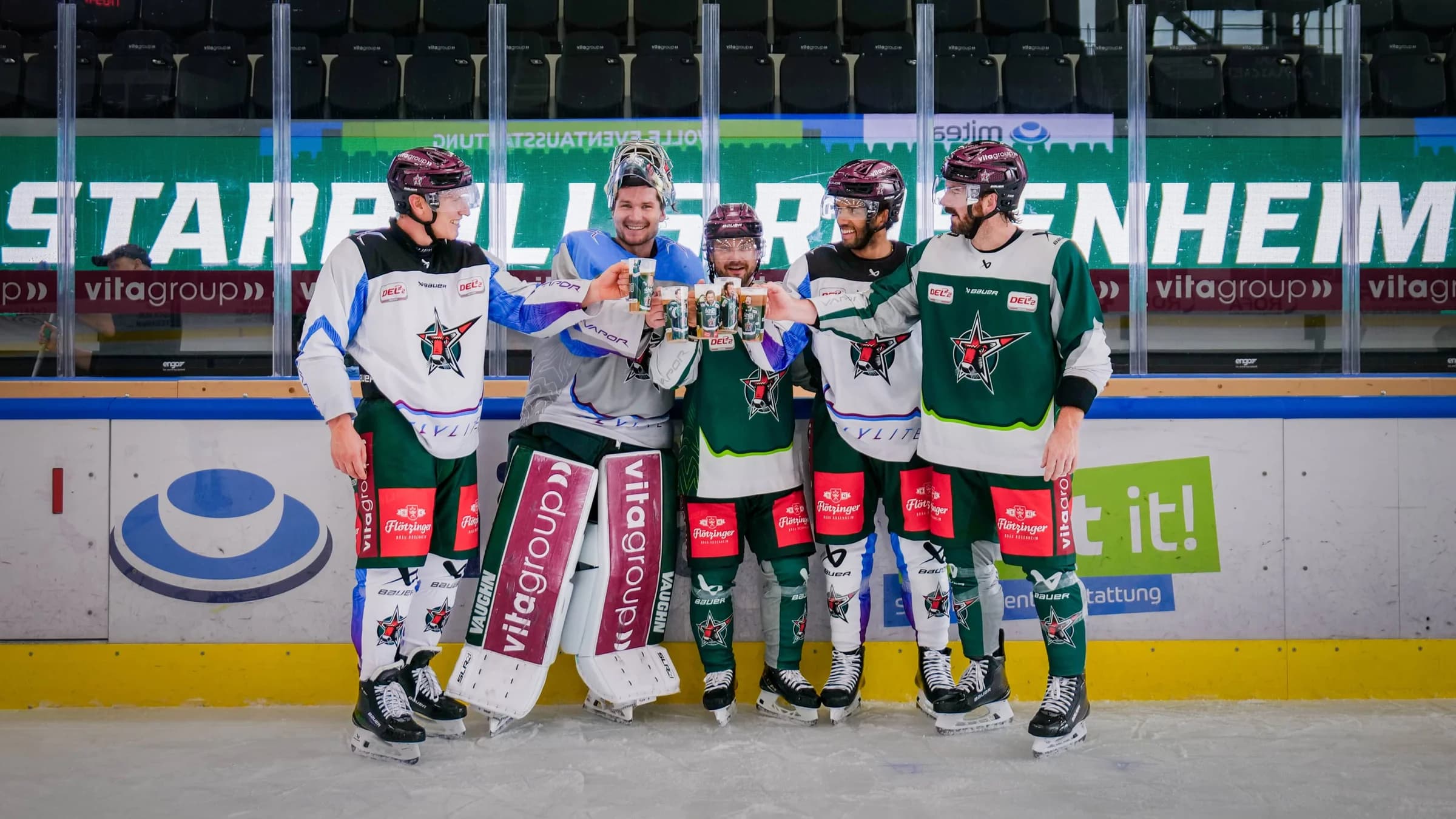 Starbulls Rosenheim stellen neue Mehrwegbecher vor