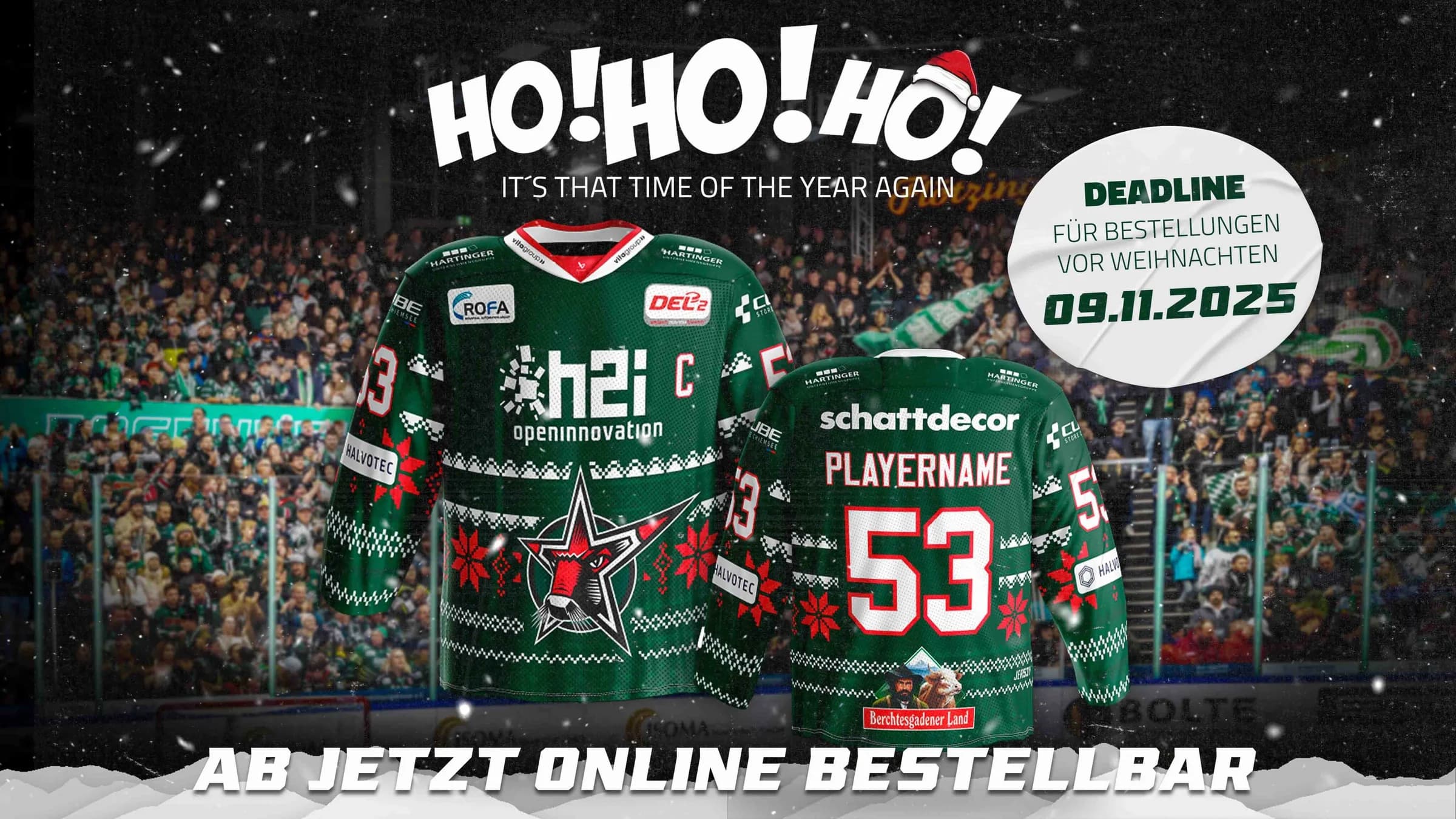 Starbulls präsentieren das Weihnachtstrikot 2025