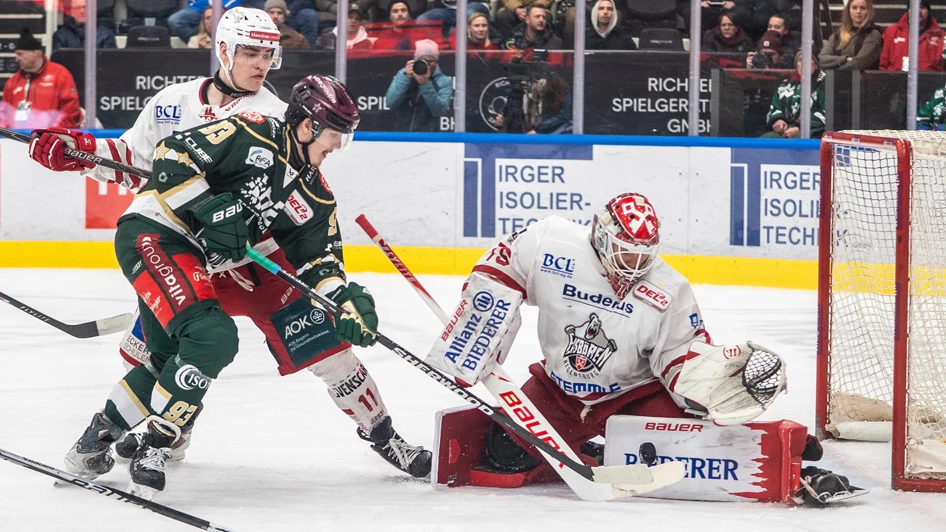 Rosenheimer Playoff-Auftaktniederlage trotz zweimaliger Führung