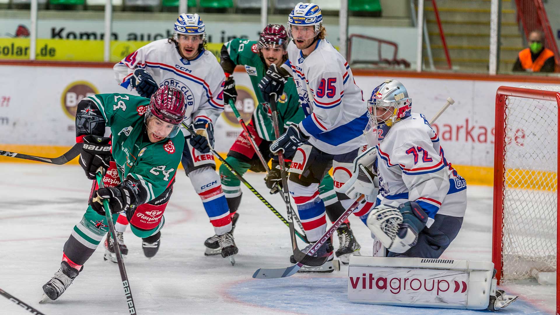 Donnerstag-Derby der Starbulls beim SC Riessersee